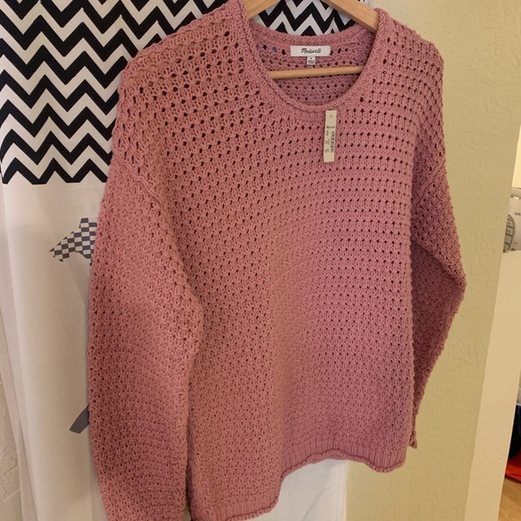 Madewell Open-Stitch Austen Pullover Sweater - Picture 4 of 7
